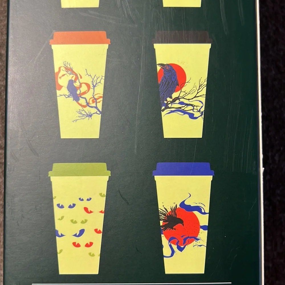 Starbucks 2022 Halloween reusable cups. NIB Spooky Fall trick treat Summerween